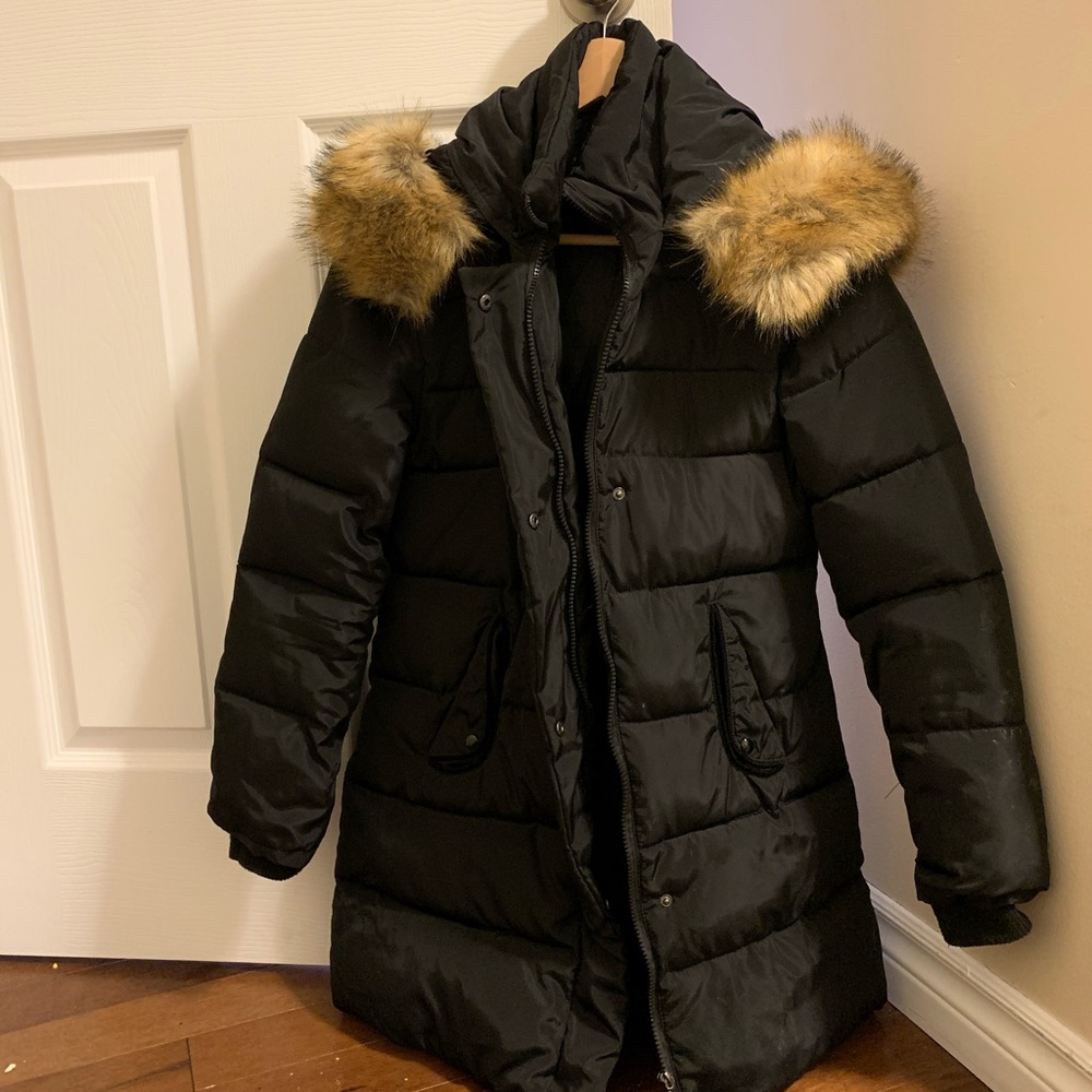 Black winter jacket